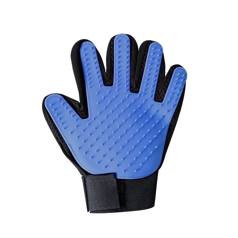 Minimalist Rubber Color Block Pet Gloves