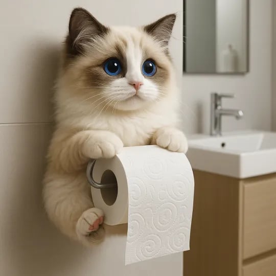 LAST DAY SALE 49% OFF Cat Paper Holder