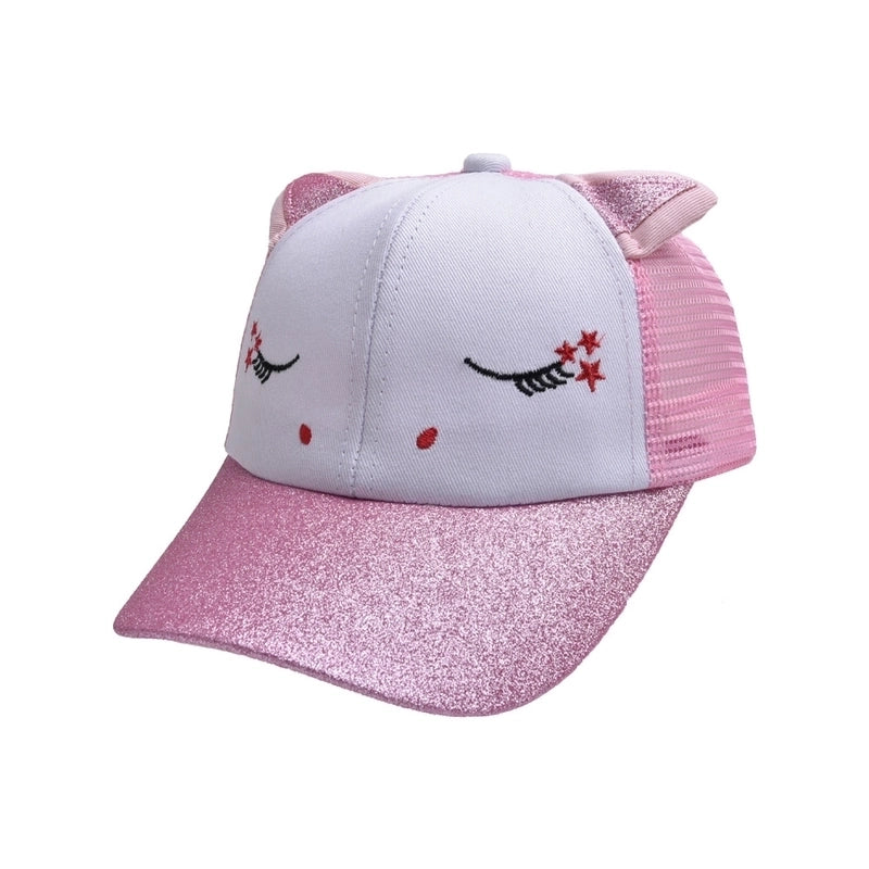 Children Unisex Basic Minimalist Gradient Color  Printing Ivy Cap