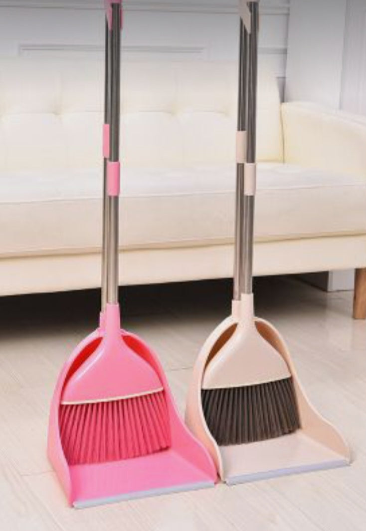 CLEANING BROOM WITH DUSTPAN