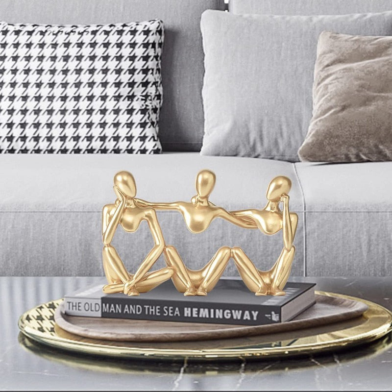 Abstract Best Friend Statue