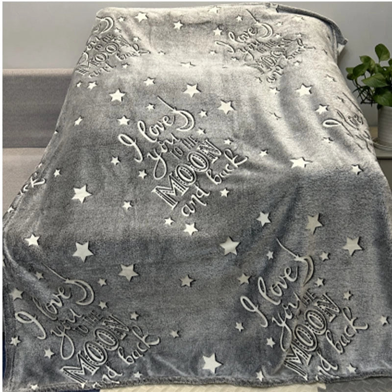 Vacation Solid Color Polyester Velvet Blanket