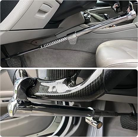 ULTIMATE ANTI-THEFT UNIVERSAL STEERING WHEEL BRAKE LOCK