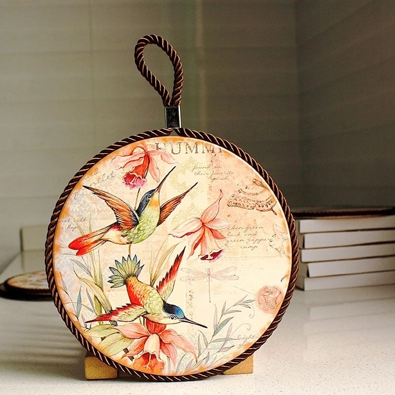 Casual Vacation Flower Ceramic Placemat 1 Piece