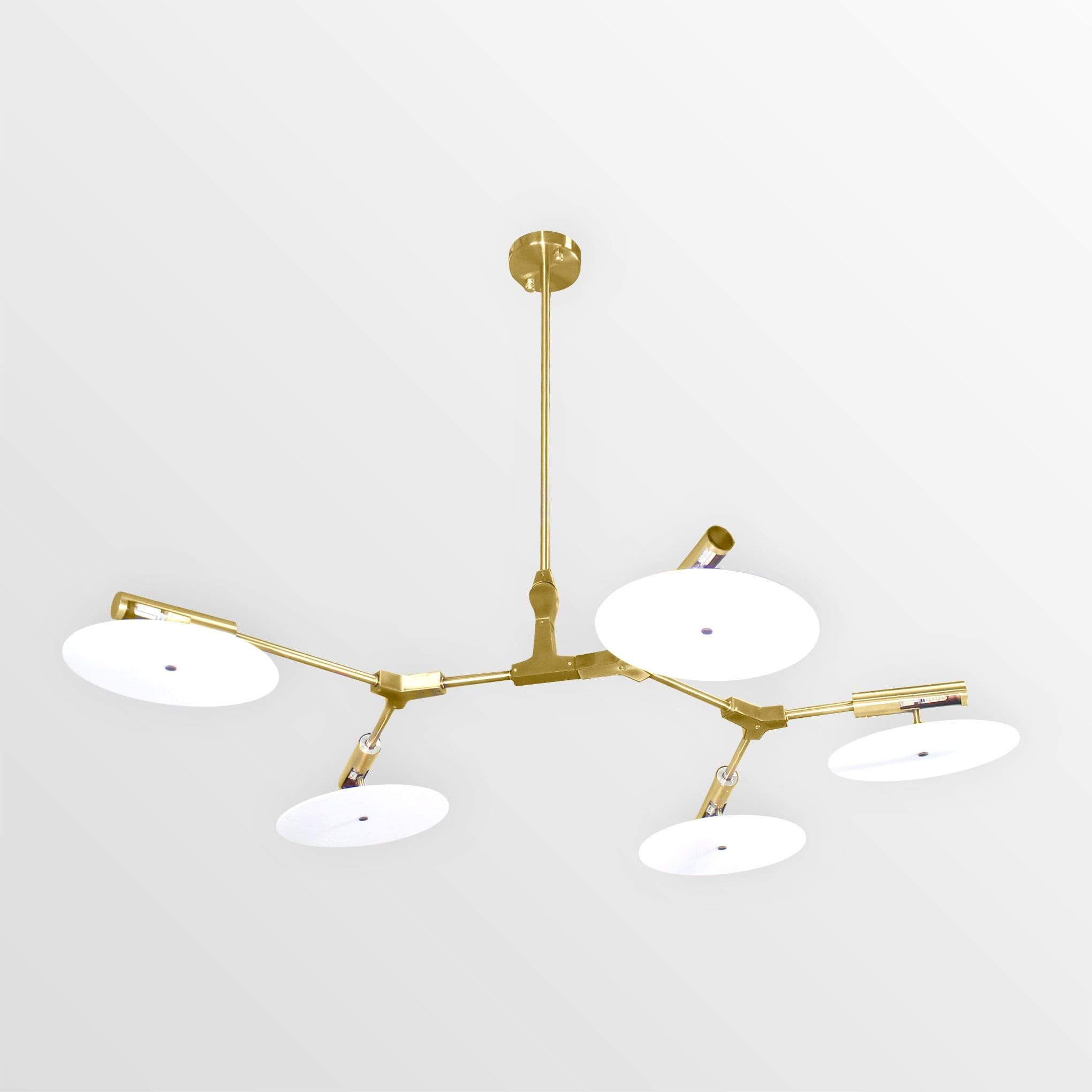 Ingrid 5 | Modern Branching Disc Chandelier