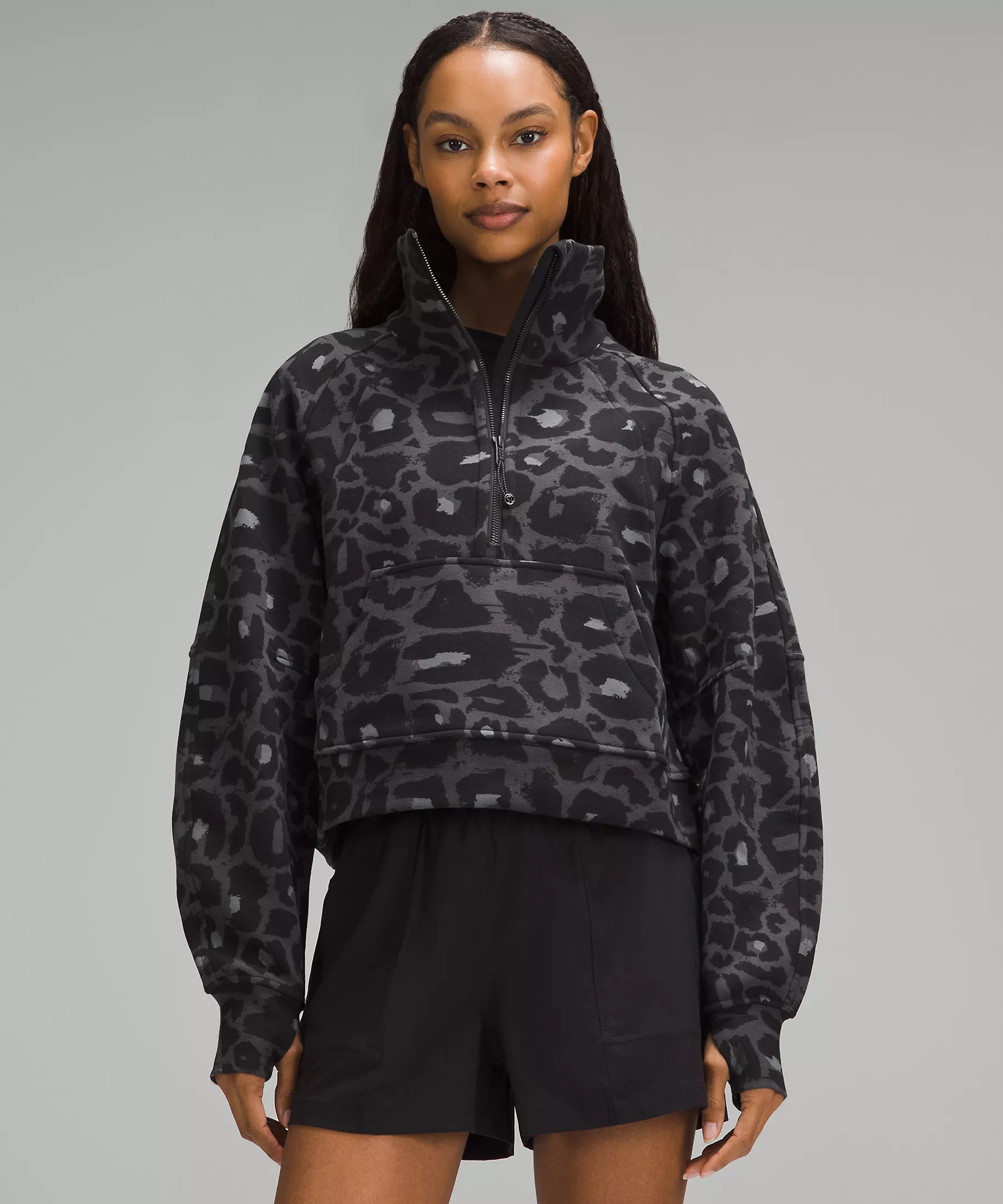 lululemon Scuba Oversized Funnel-Neck Half Zip