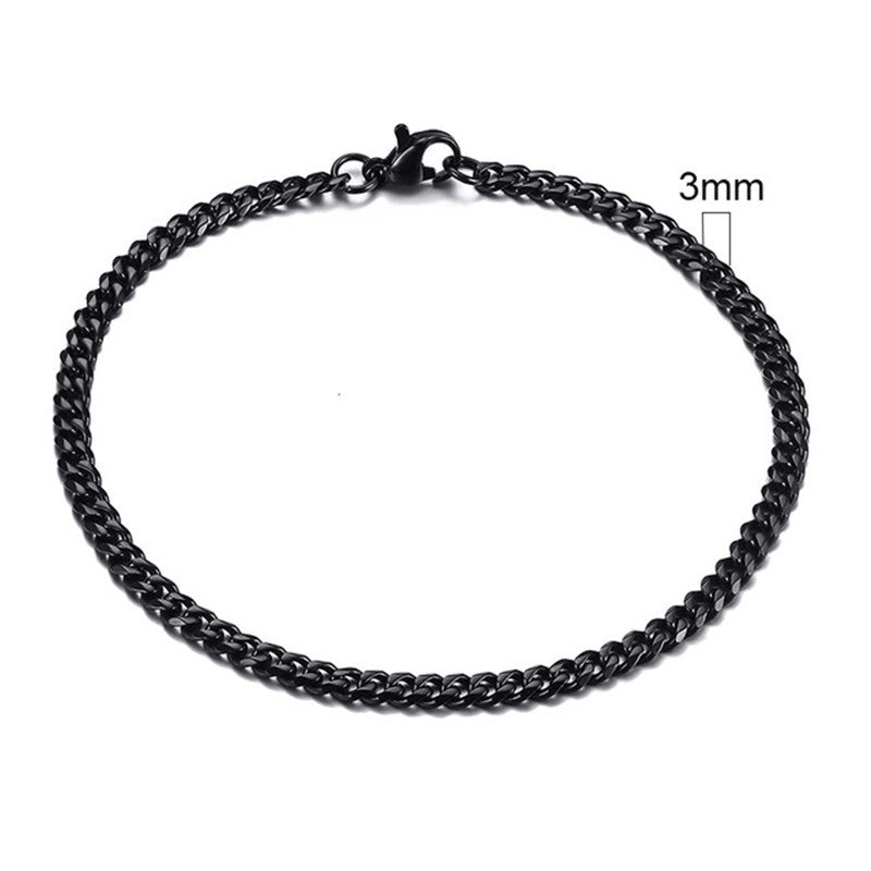Hip-hop Geometric Stainless Steel Gold Plated Gold Plated Bracelets