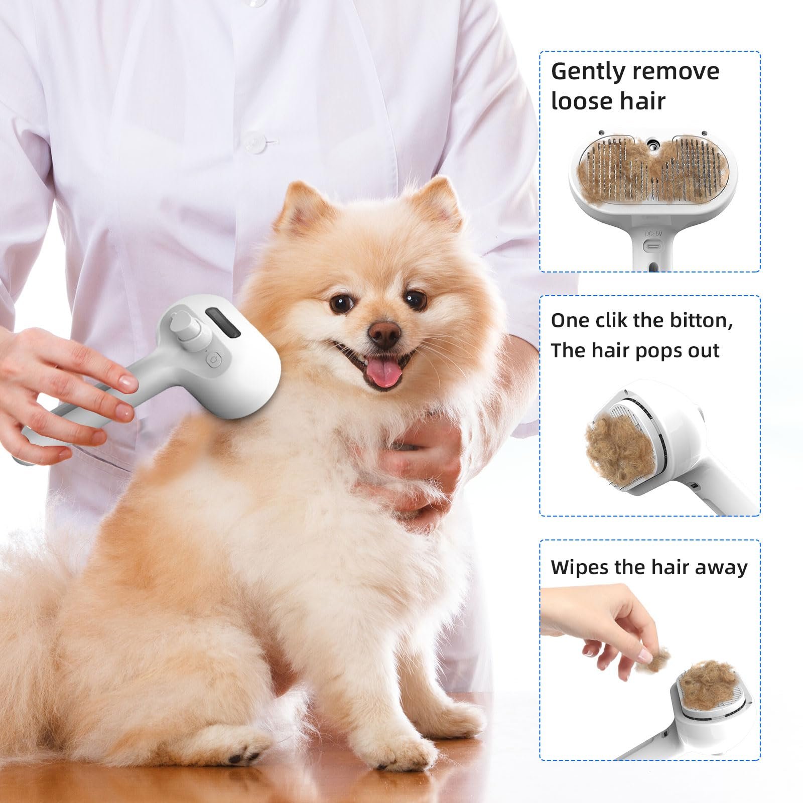 Pet Spray Hair Removal Combe