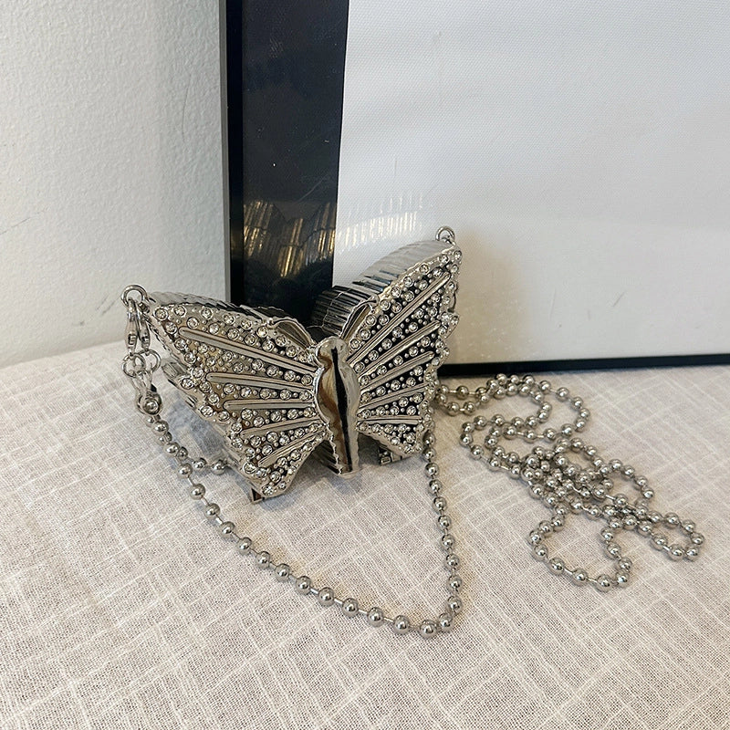 Women's Mini Metal Butterfly Vintage Style Classic Style Square Lock Clasp Shoulder Bag