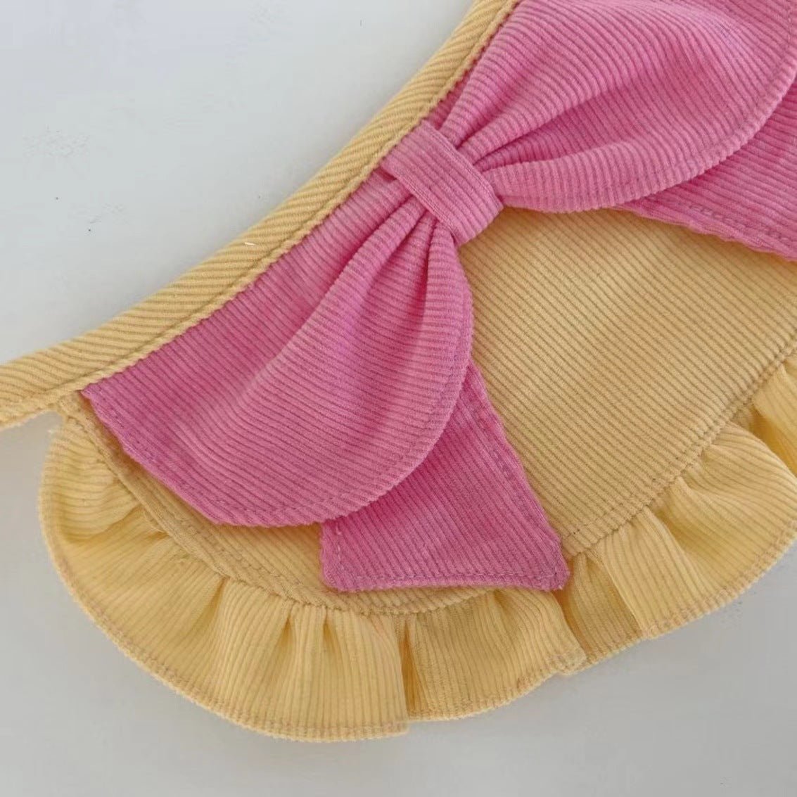 Contrast Color Sweet Dog Cat Bandana Bibs
