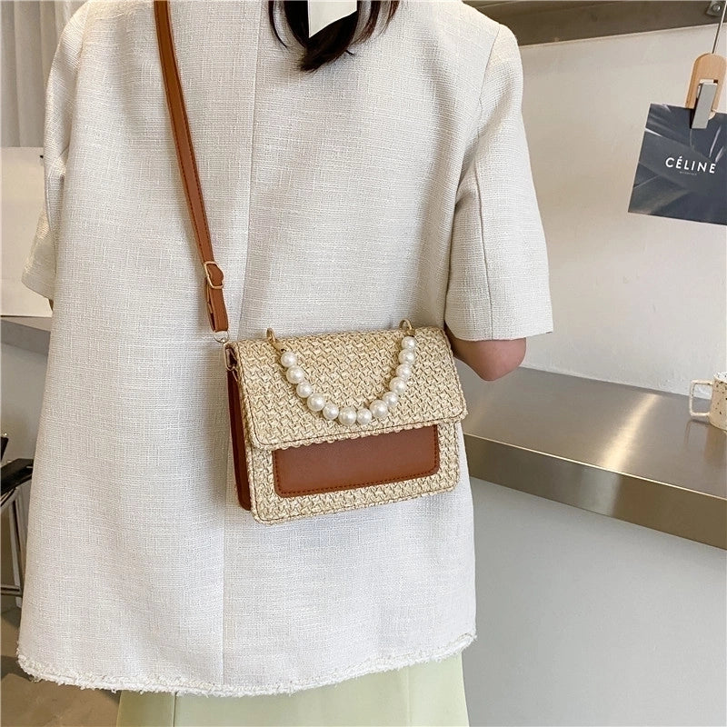 Women's All Seasons Straw Elegant Handbag