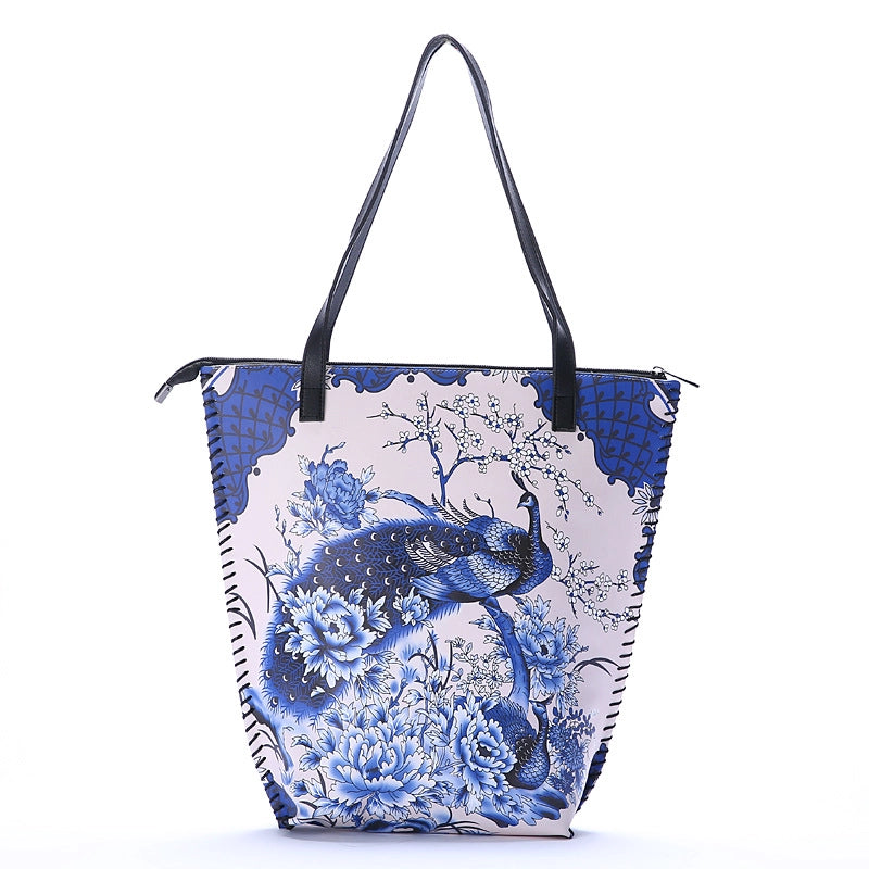 Women's Large Pu Leather Geometric Basic Vacation Bucket Zipper Shoulder Bag