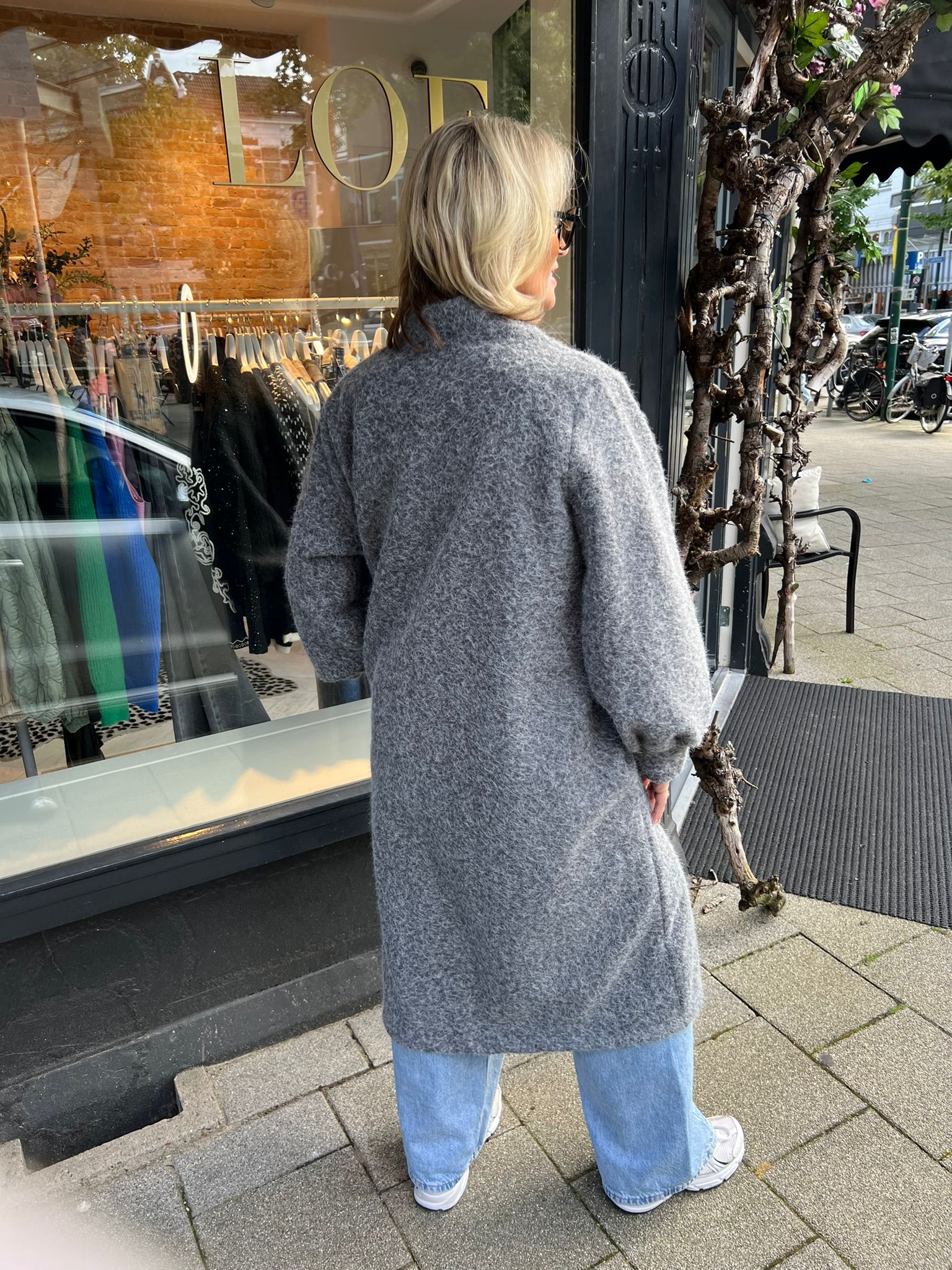 Lou Lou Jacket Long Grey