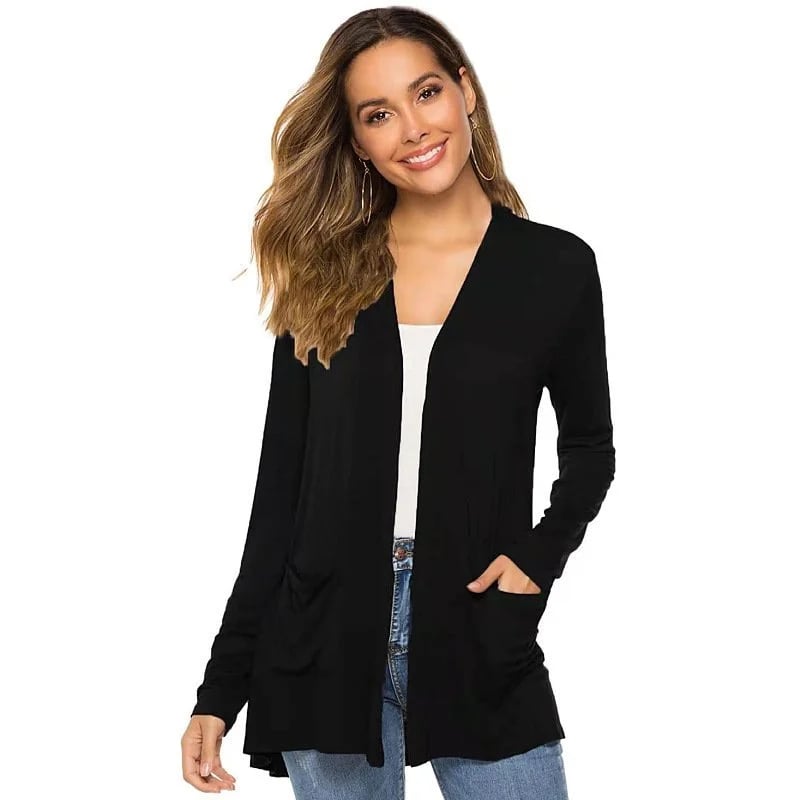 🔥 Last Day Promotion 49% OFF💕Women's Casual Lightweight Open Front Long Sleeve Cardigans