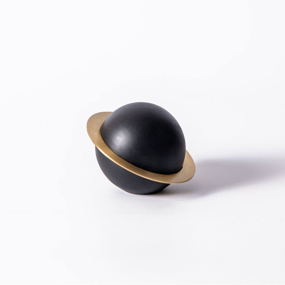 Saturn Decorative Accent - Black