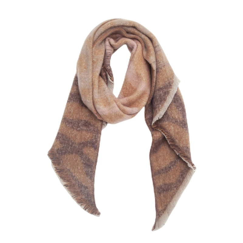 Women's Elegant Basic Color Block Polyester Scarf