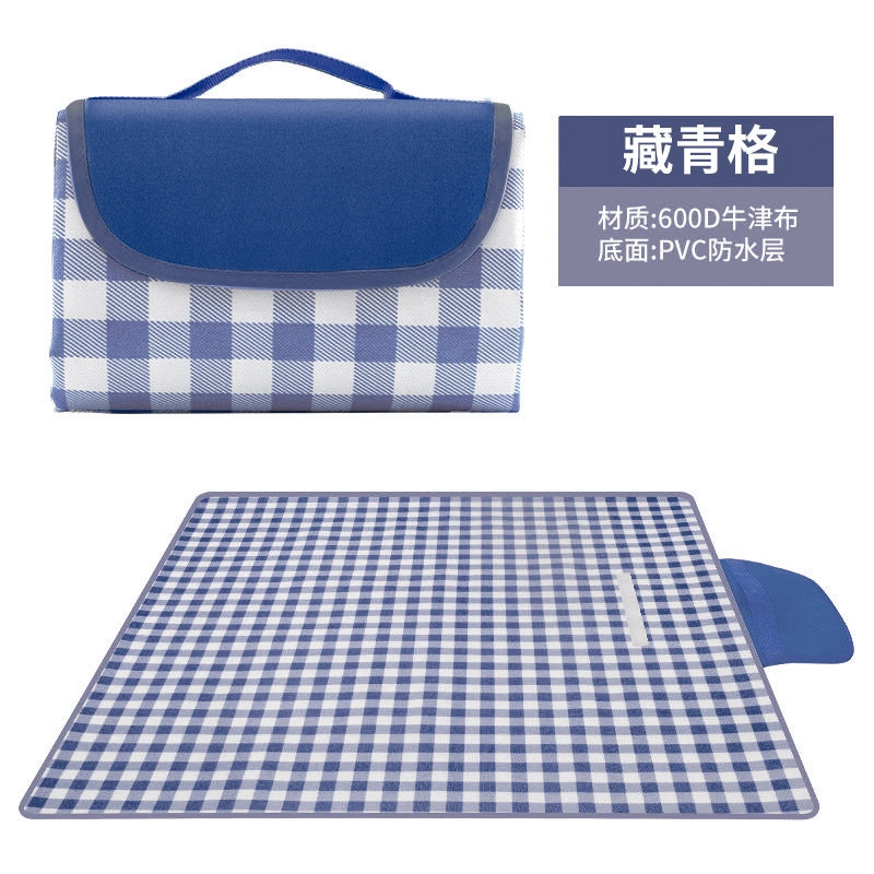 Pastoral Solid Color Waterproof Oxford Cloth Picnic Blanket