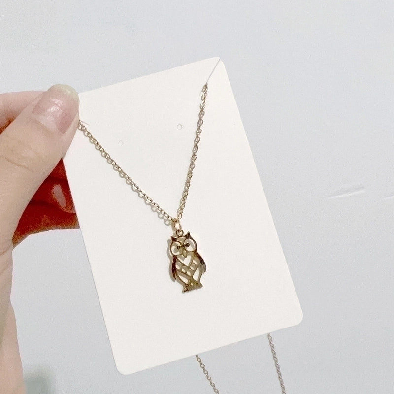 Minimalist Christmas Tree Santa Claus Gingerbread Titanium Steel Plating Hollow Out Pendant Necklace