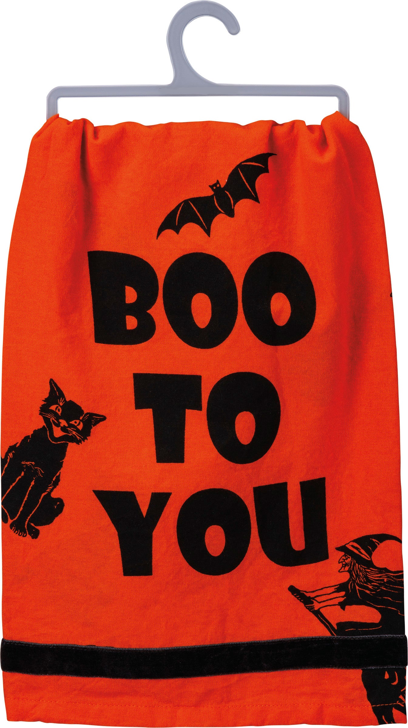 Boo to You Halloween Silhouettes Towel