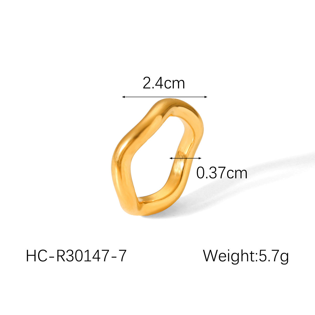 Stainless Steel Diamond Ring Stacking Ring Titanium Steel Bracelet Women