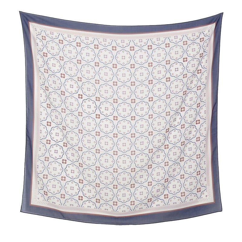 Women's Sweet Flower Polyester Kerchief