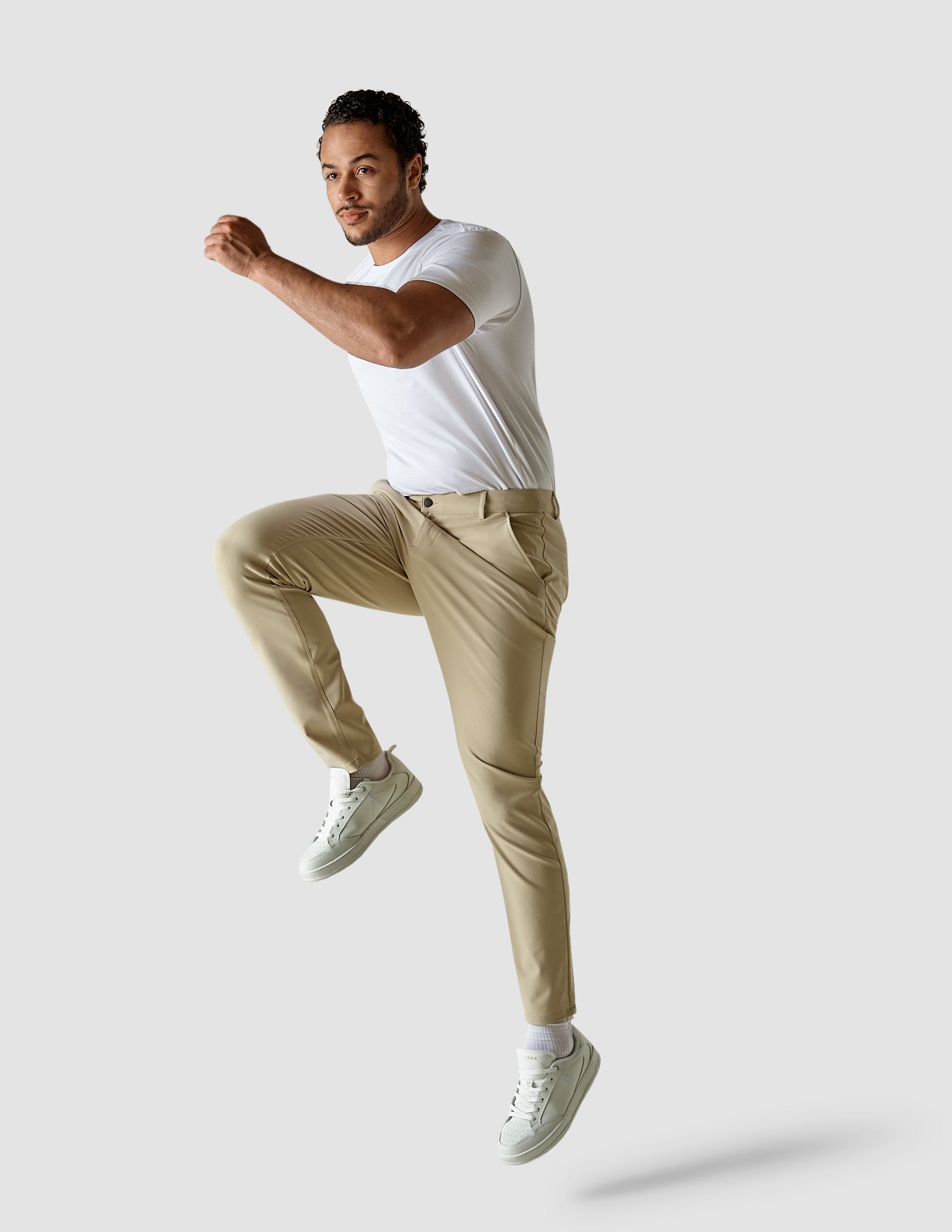 Pants Slim Sand