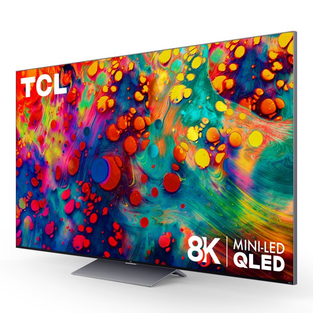 TCL 65 Class 6-Series 8K Mini-LED UHD QLED Dolby Vision HDR Smart Roku TV