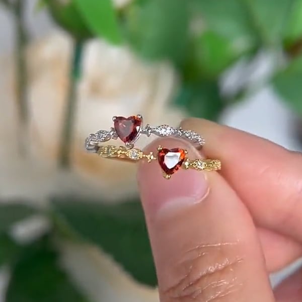 💝Take Time For Yourself Heart Ring💗