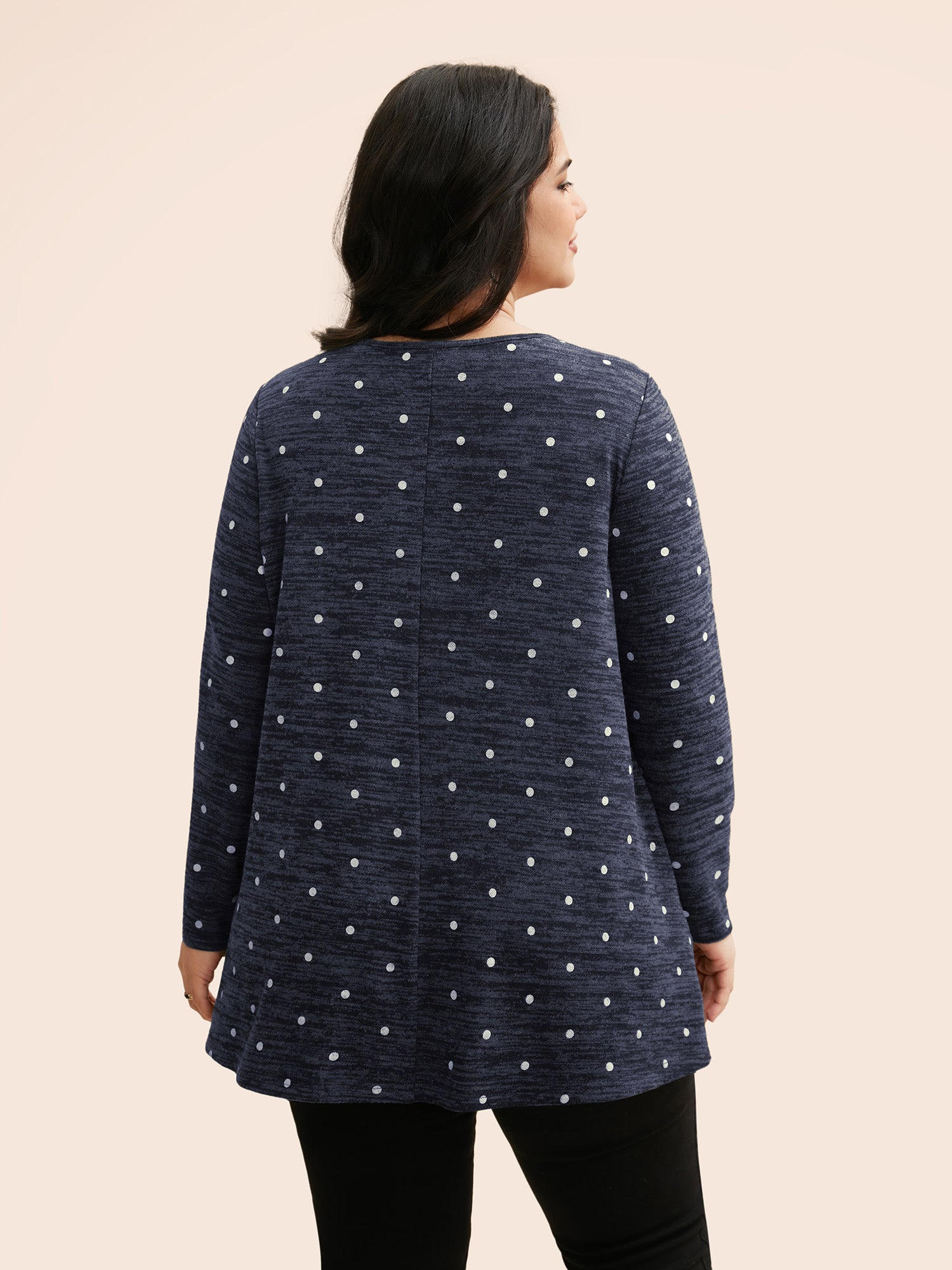 Heather Polka Dot Pocket T-shirt