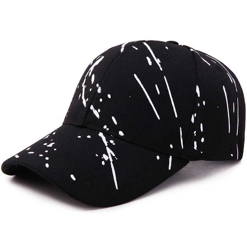 Unisex Hip-hop Retro Streetwear Graffiti Curved Eaves Baseball Cap