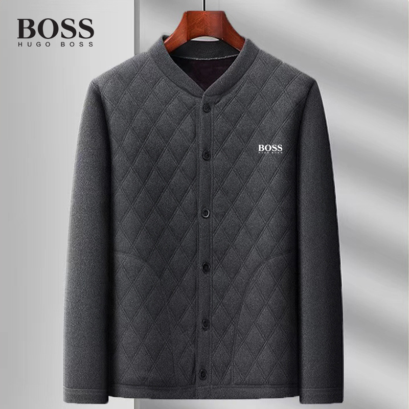 BOSS men-s combed cotton thickened warm coat padded jacket