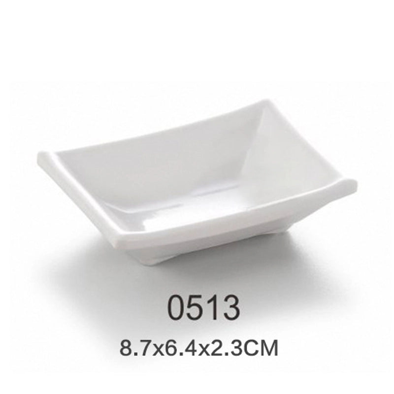 Porcelain-Imitation Milamine Shatter-Resistant Round Small Flavor Dish Chinese Sushi Dipping Sauce Dish Dish Dish Dish Dish Dish Dish Dish Dish Dish Dish
