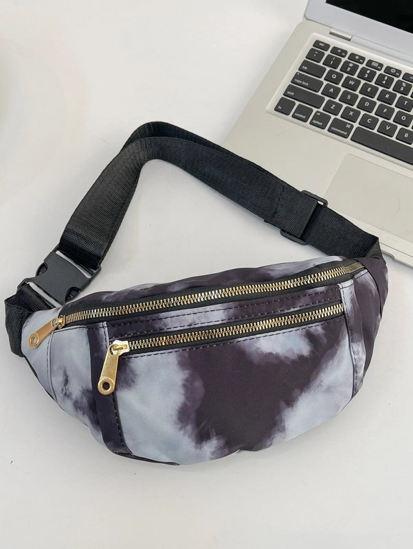 Women's Streetwear Solid Color Nylon Waist Bags