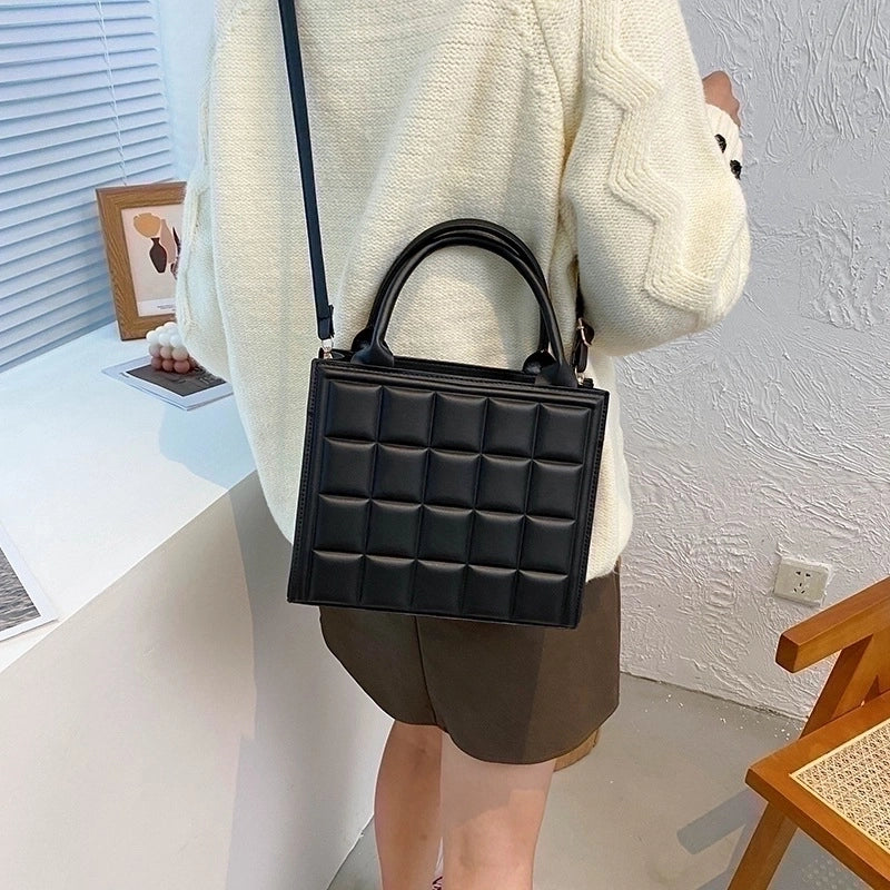 Small Pu Leather  Retro Square Bag