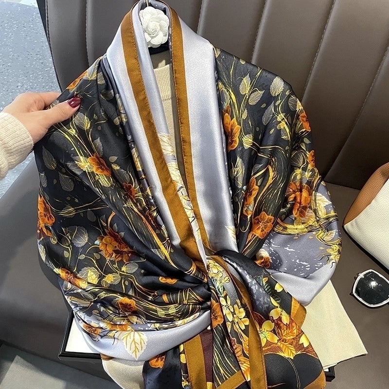 Fashion Silk Scarf (707 Main Color) Nhcj0164-707 Main Color