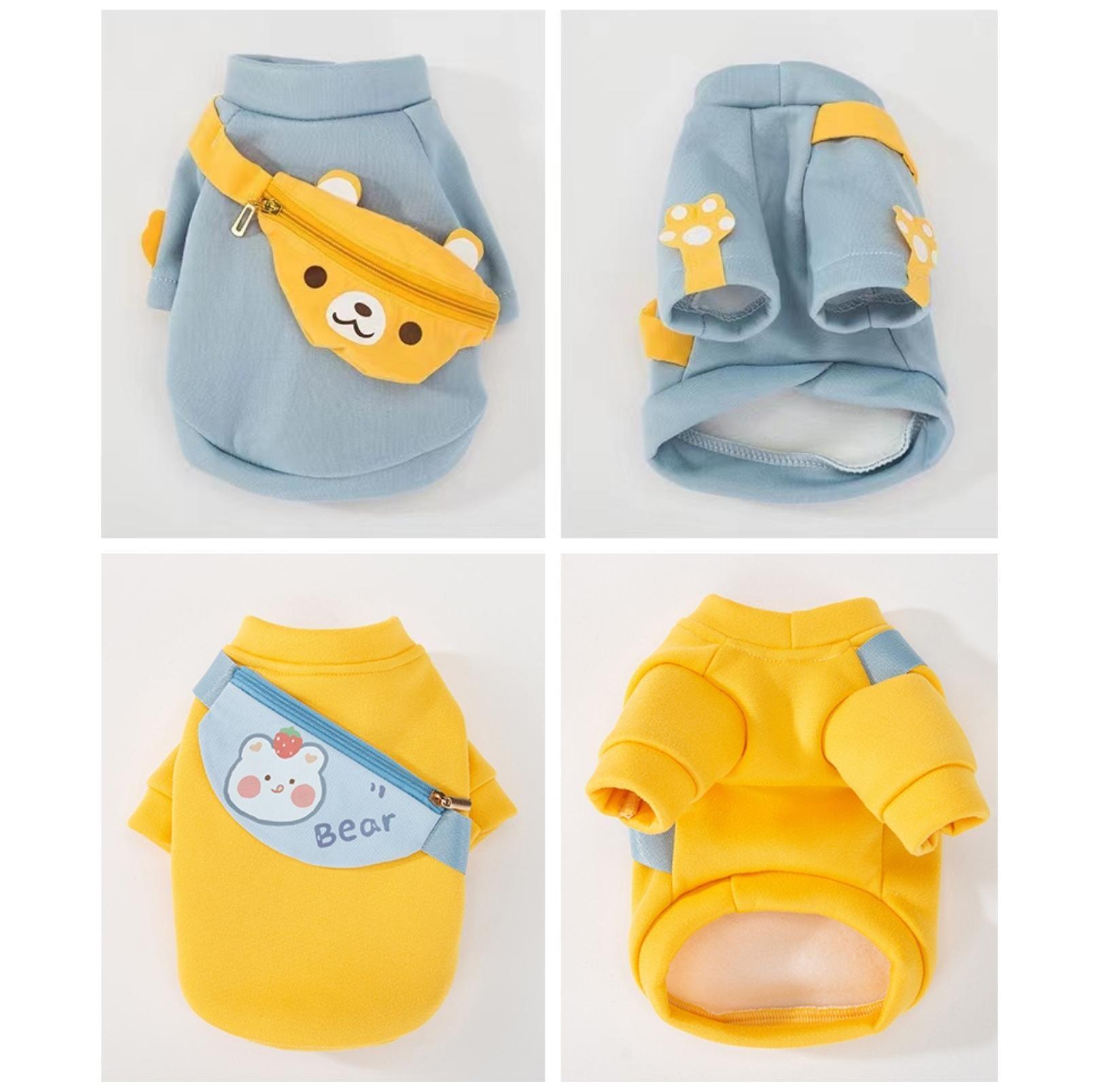 Warm and Fashionable Pet Sweater with Crossbody Bag