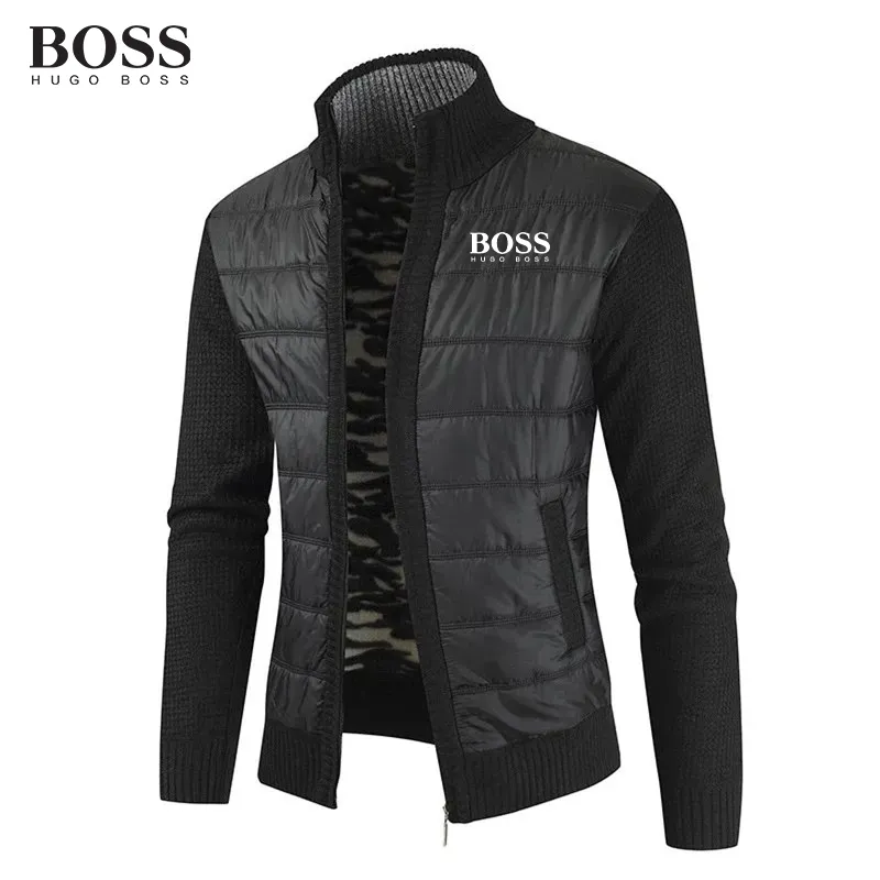 Boss Fashional MEN COLLAR EXTERNAL TRENCH COAT