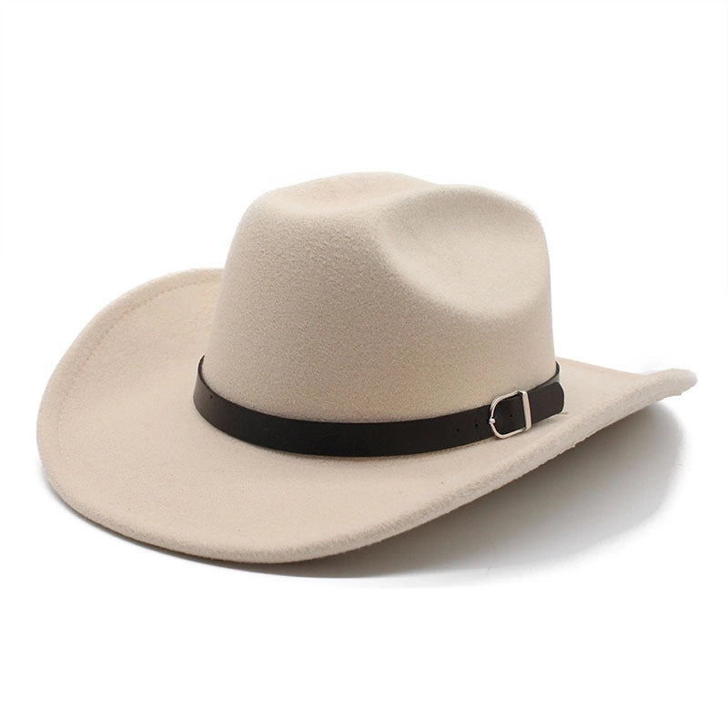 Hat Autumn And Winter Pure Wool Top Hat Hat Fashion Neutral Beauty Hat Real Wool