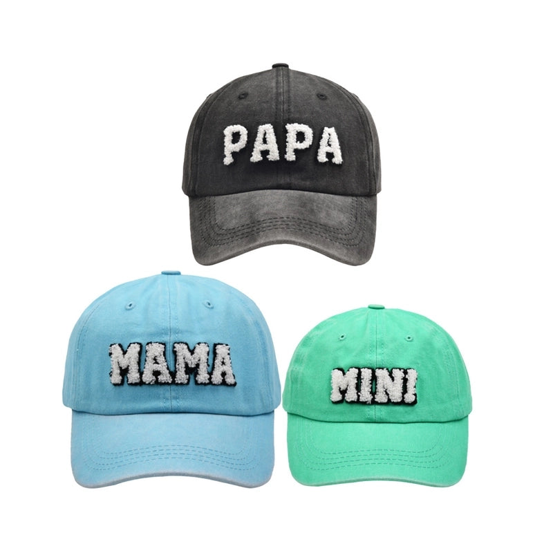Women's Basic Color Block Curved Eaves Baseball Cap