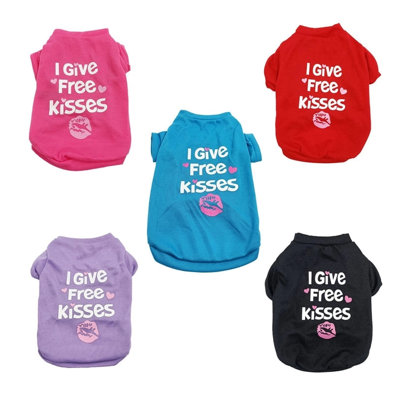 Pet Supplies Pet Clothes Dog Clothing Spring-summer New Type Pet Dog Clothes Vest T-shirt