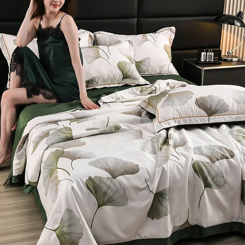 Set da 4 di Coperte Estiva Fresca, Lavabile e Respirante