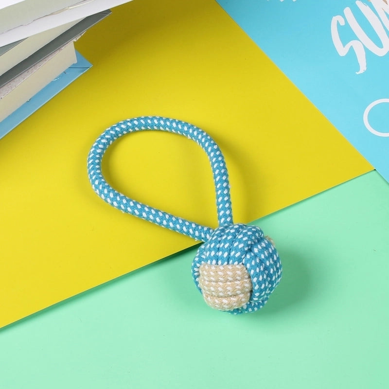 Minimalist Cotton Rope Solid Color Pet Toys