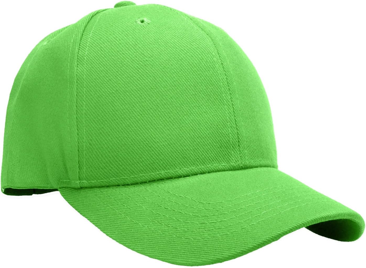 Falari Wholesale Bulk Lot 12-Pack Baseball Cap Adjustable Size Plain Blank Solid Color
