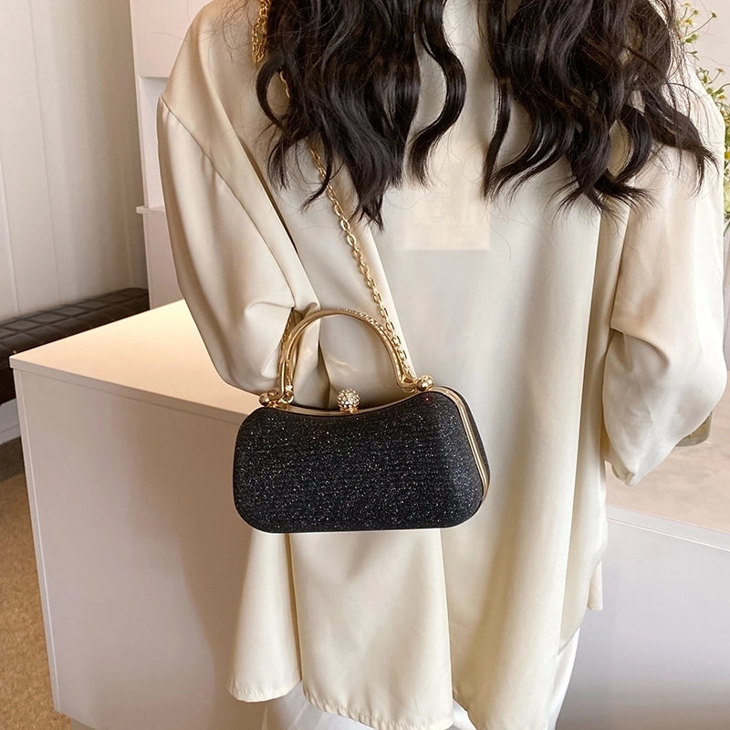 Arylic Solid Color Evening Bags