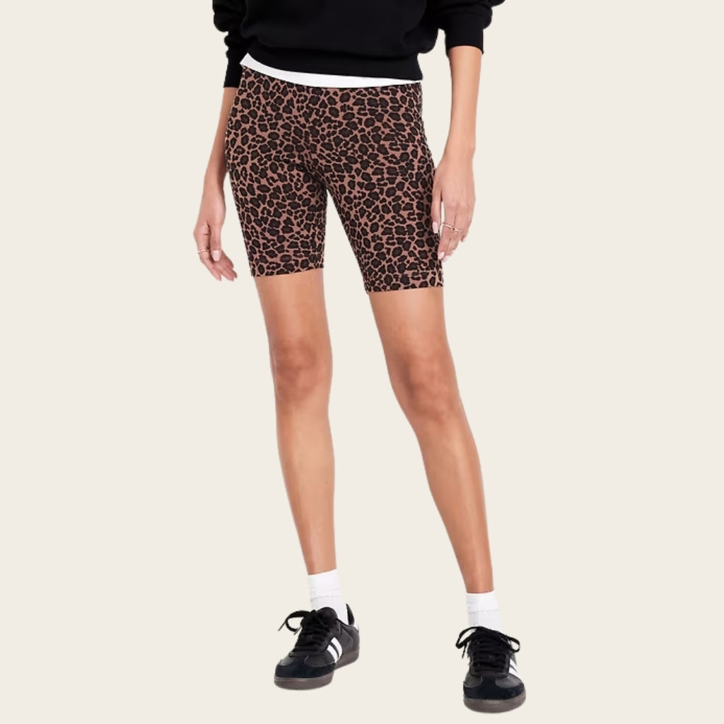 High Rise Biker Shorts
