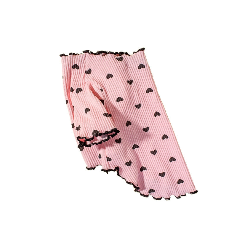 Princess Polyester Heart Shape Pet Clothing