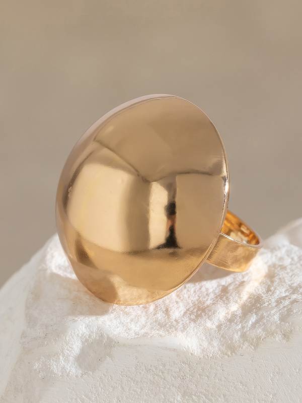Geometric Shiny Rings Accessories