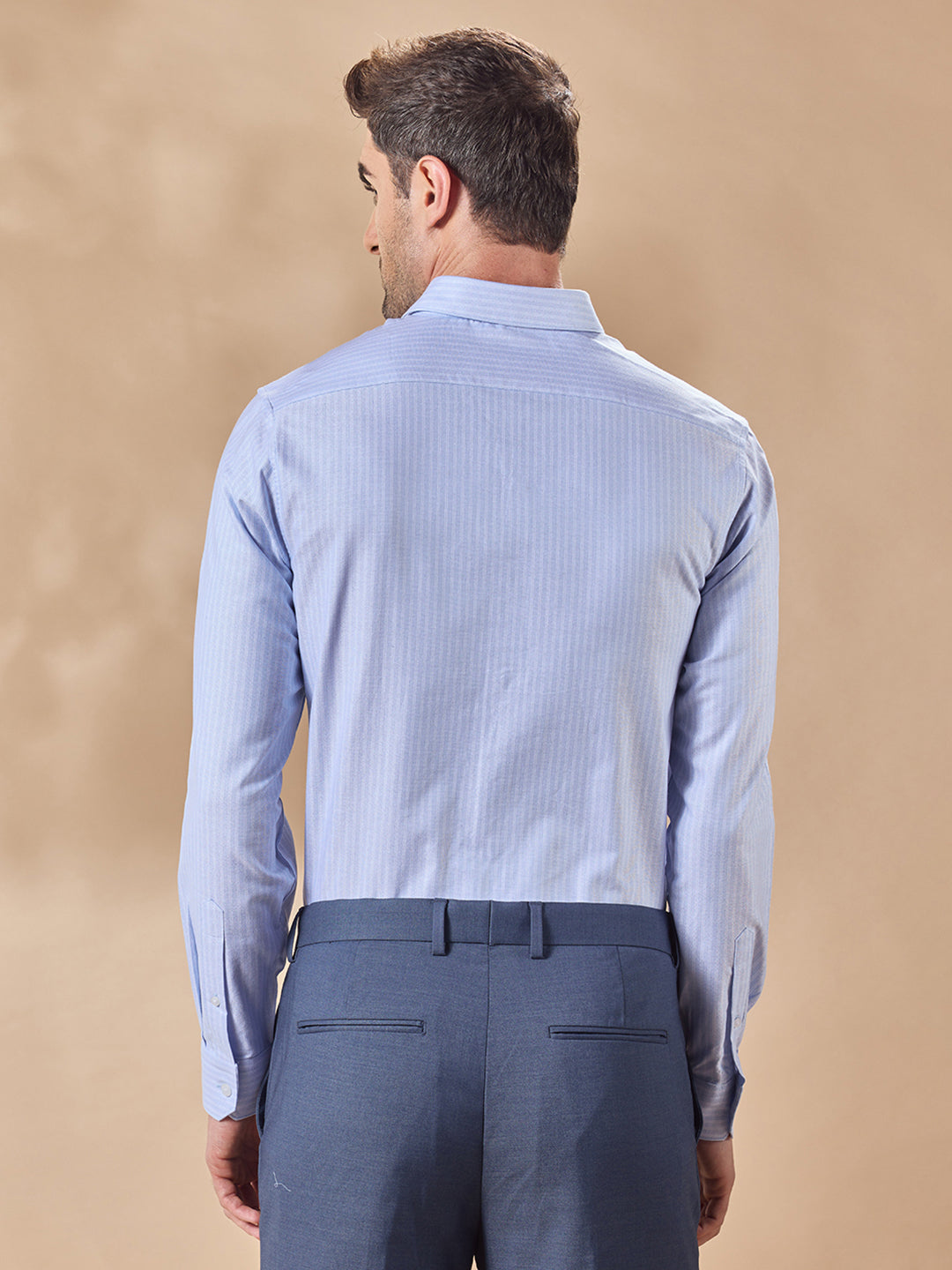 Men Blue Formal Shirt (CIDA)