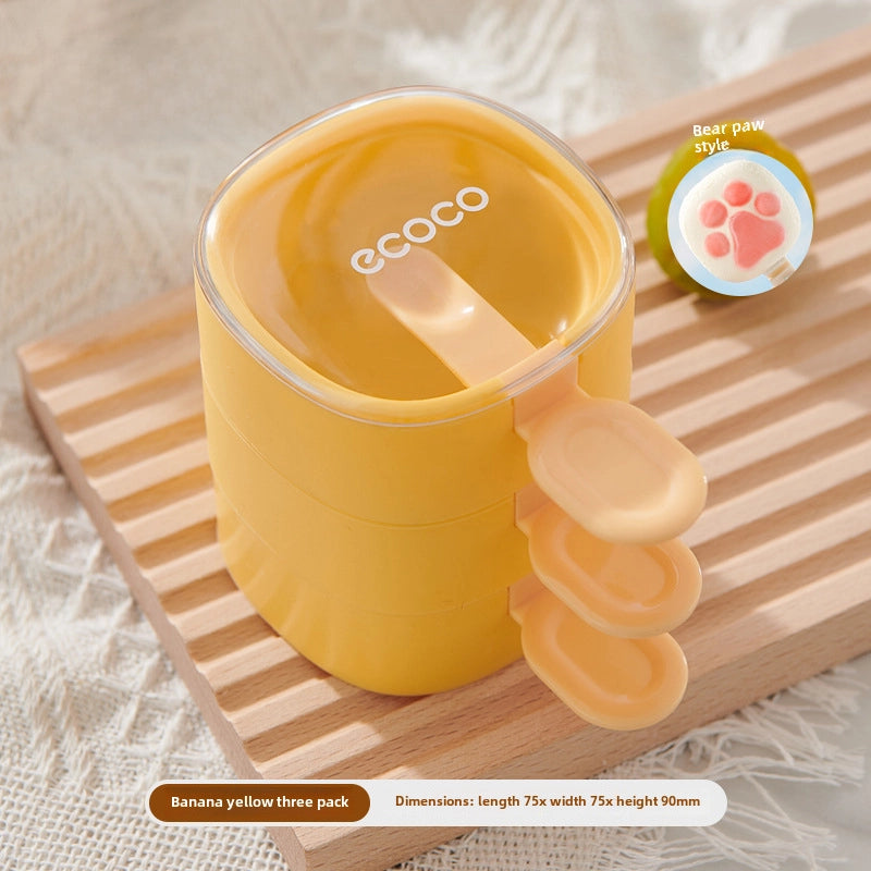 Ice Cream Mold Household Popsicle Popsicle Ice Cream Ice Cream Ice Cream Cheese Stick Silicone Food Grade Abrasive Tool Homemade