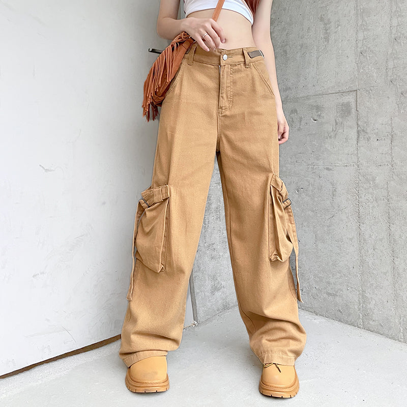 Vintage Khaki Cargo Pants  KF81681